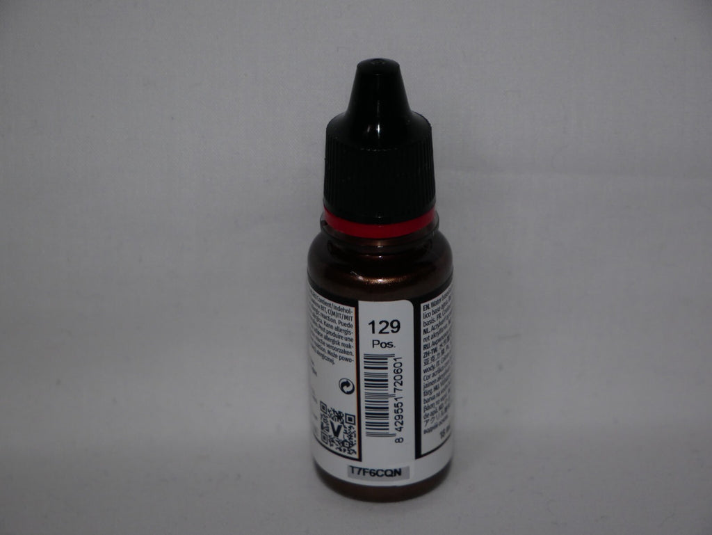 Vallejo Game Color Range Acrylic Metallics Tinny Tin 18ml Dropper Bottle 72.060
