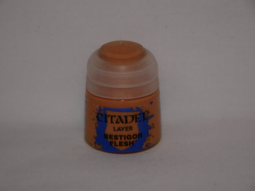 Citadel Colour Layer Bestigor Flesh Acrylic 12ml/0.40 fl oz Paint Pot - (22-38)