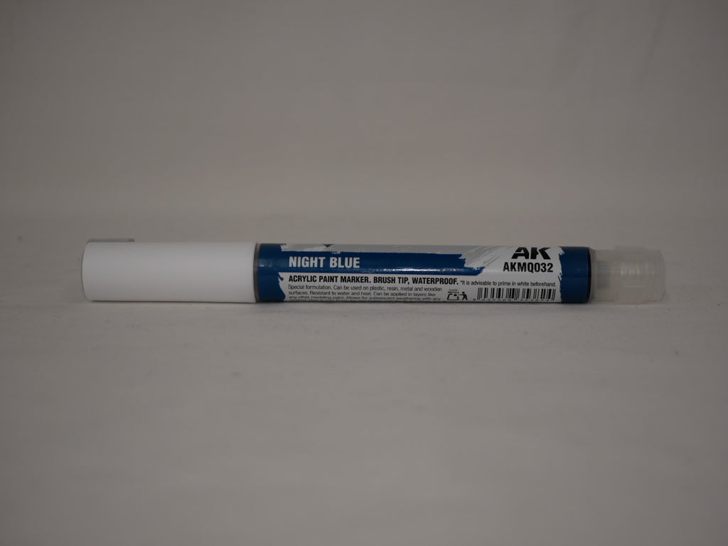 AK Interactive Acrylic Quick Gen Markers For Tabletop Wargaming Night Blue - AKMQ032