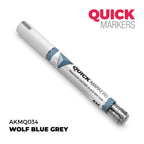 AK Interactive Acrylic Quick Gen Markers For Tabletop Wargames Wolf Blue Grey - AKMQ034