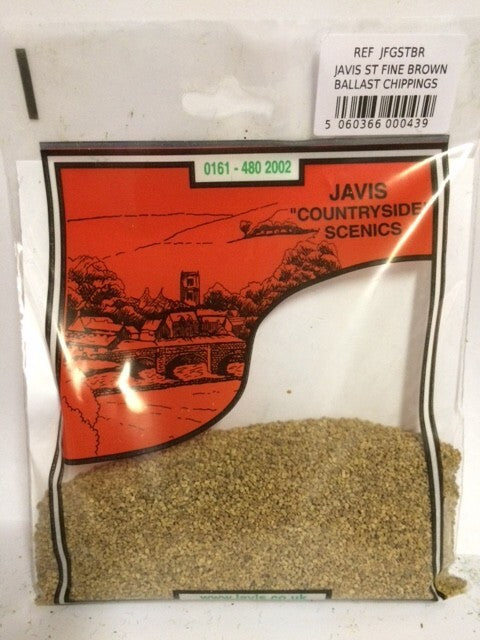Javis Countryside Scenics Standard Fine Brown Ballast Scatter Chippings - JFGSTBR