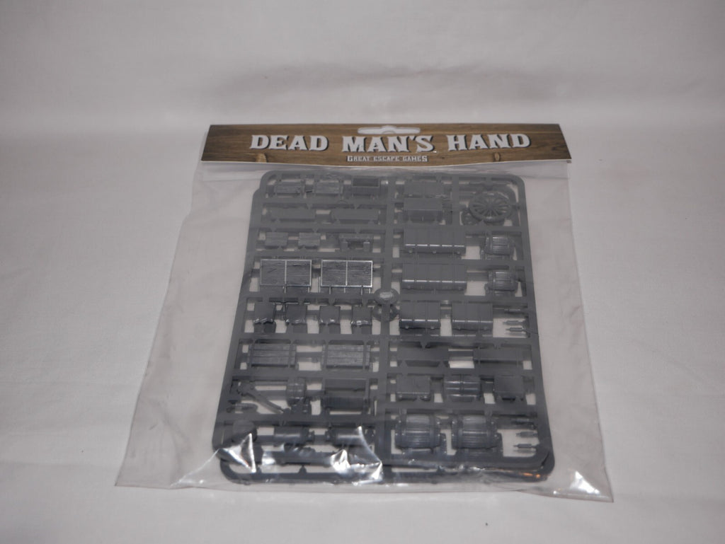 Great Escape Games Dead Mans Hand 28mm Scale Hard Plastic Street Scatter DMHP104