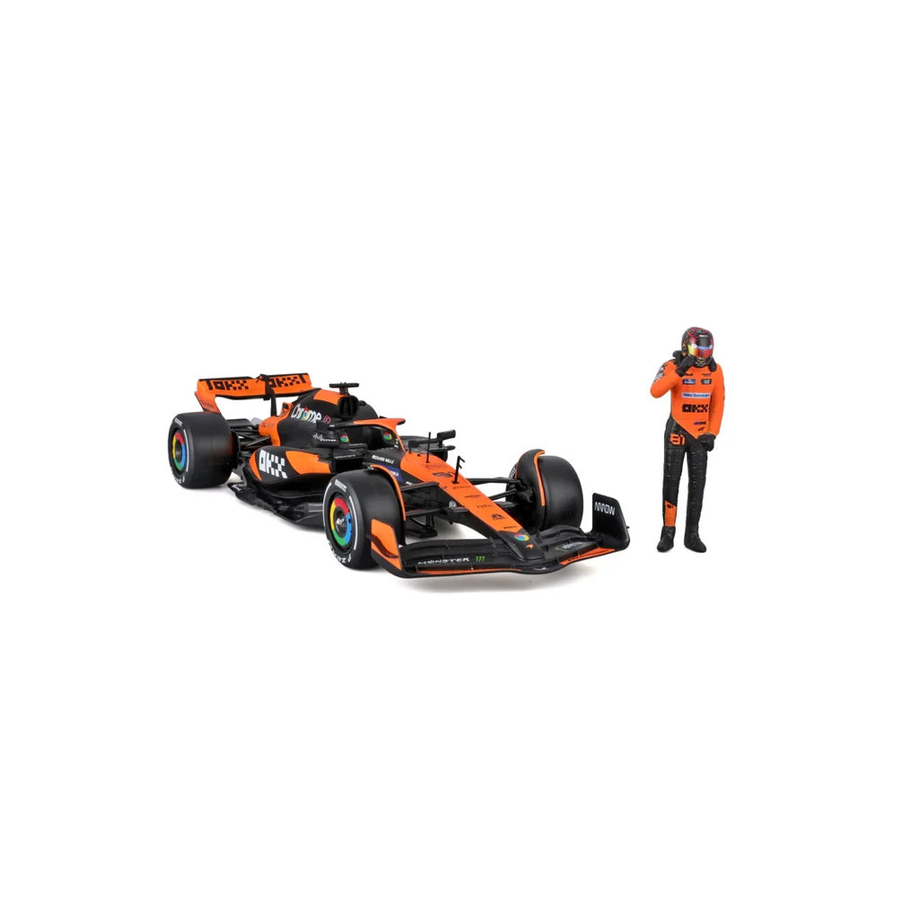 Burago 1:24 McLaren MCL38 Miami Grand Prix 2024 No.81 Oscar Piastri - #18-28040P
