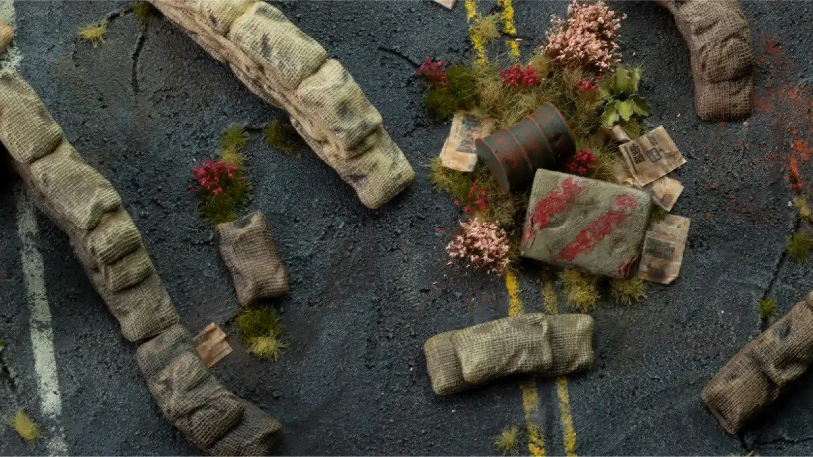 Gamers Grass Basing Bits Sandbag Barricades For Wargaming Mini Bases - GGBB-SB
