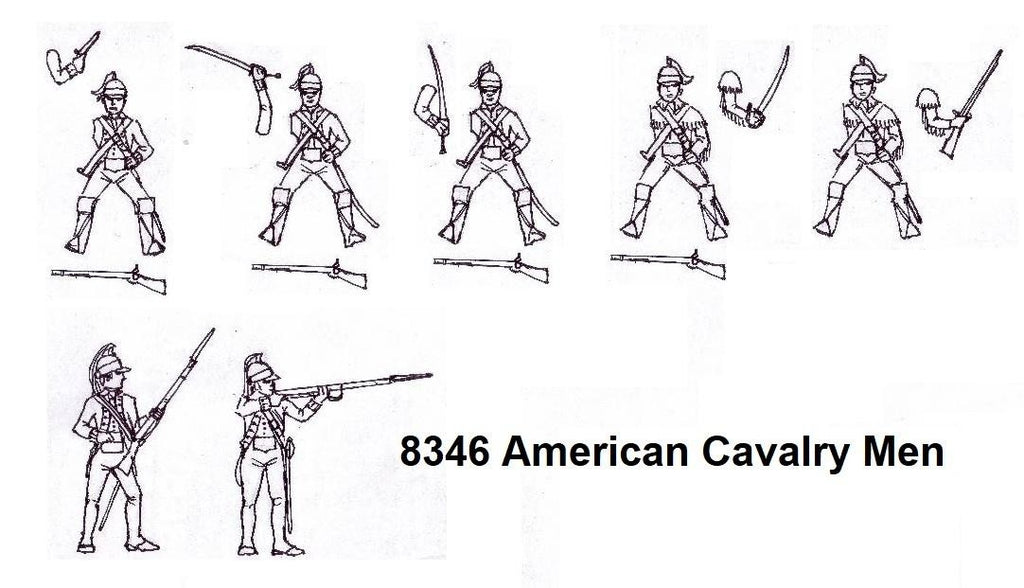 Hat Industrie 1:72 Scale American War Of Independence American Cavalry - 8346