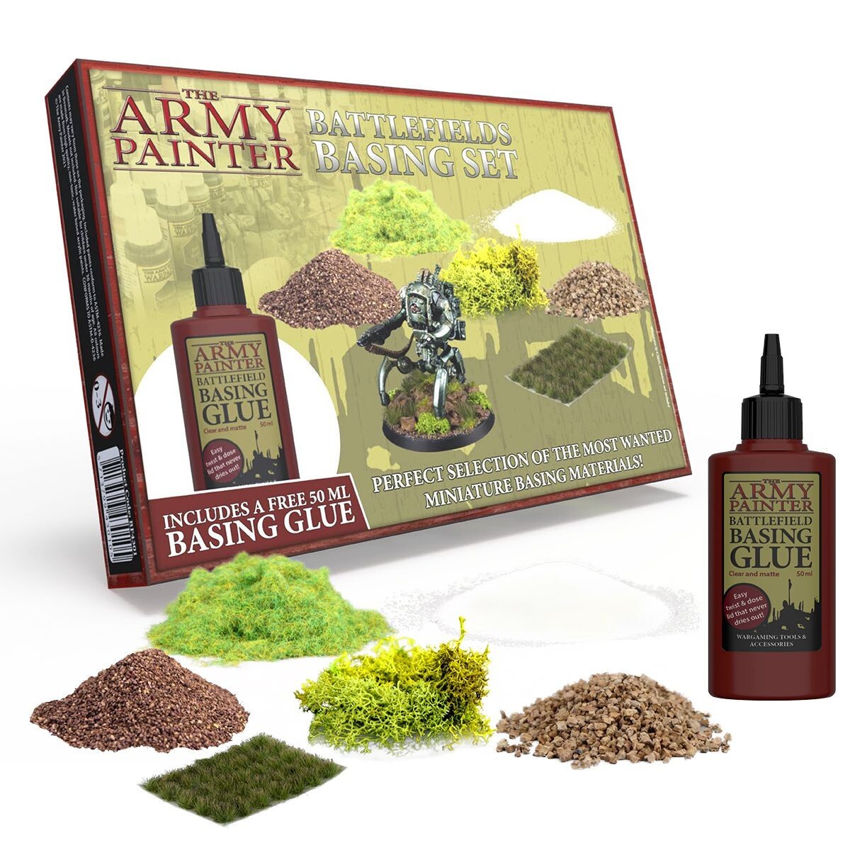 The Army Painter Miniature Wargaming Battlefields Basing Starter Set BF4301