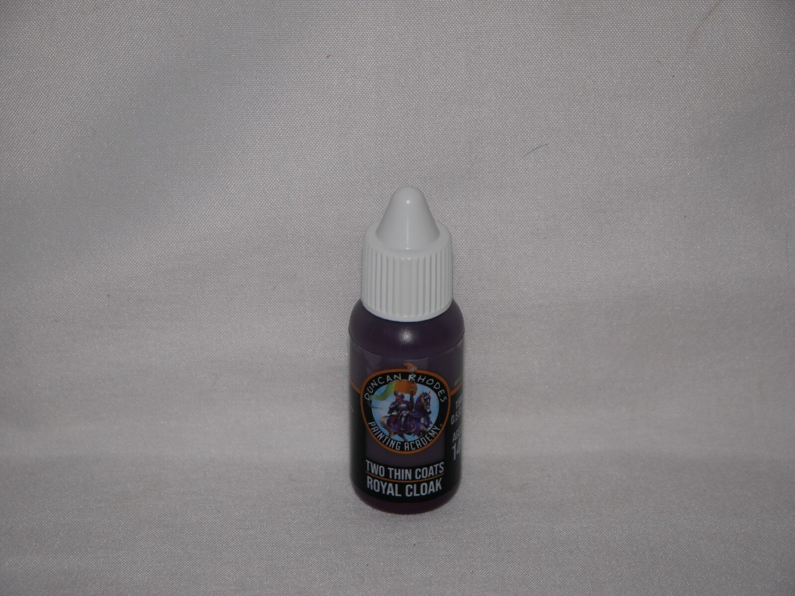 Duncan Rhodes Painting Academy 'Two Thin Coats' Royal Cloak 15ml Dropper - 10046