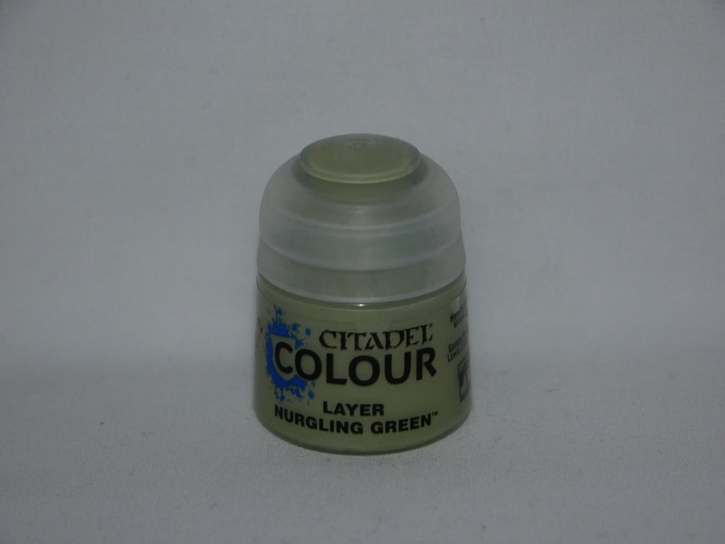 Games Workshop Citadel Colour Layer Nurgling Green Acrylic 12ml Paint Pot 22-29