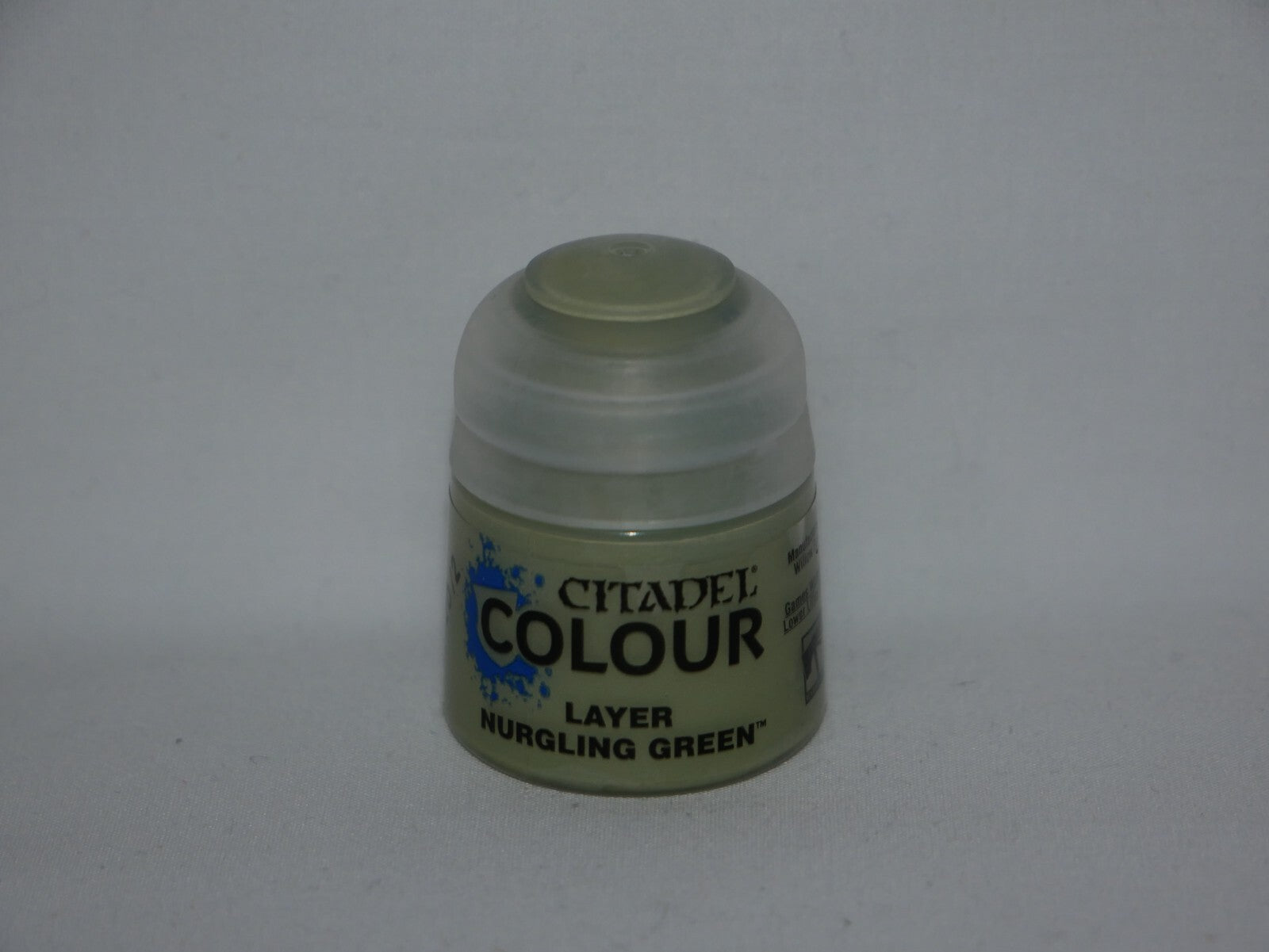 Games Workshop Citadel Colour Layer Nurgling Green Acrylic 12ml Paint Pot 22-29