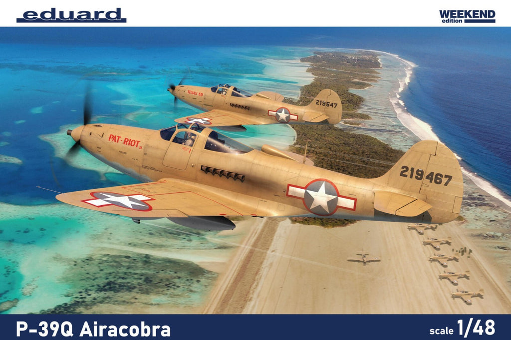 Eduard 1:48 Scale WWII Bell P-39Q Airacobra Weekend Edition Plastic Kit - 8470