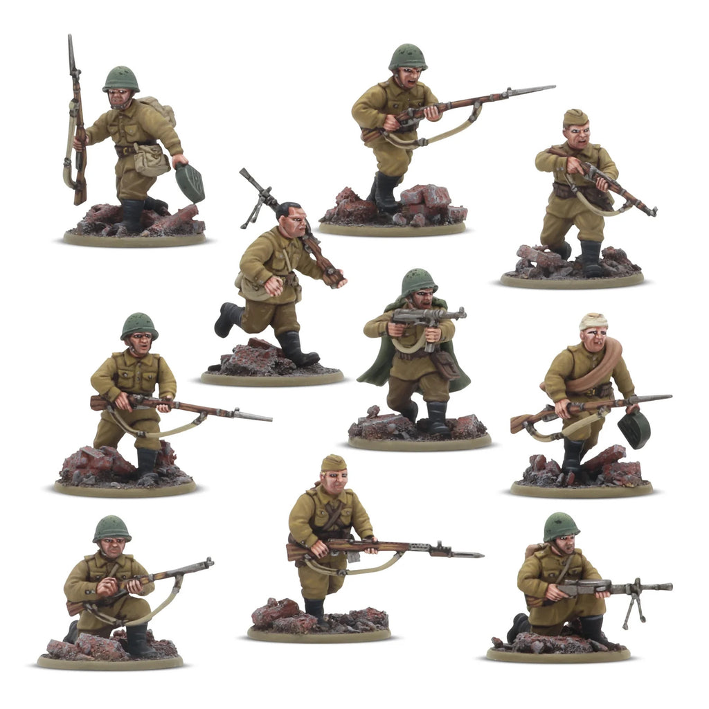Warlord Games Bolt Action 1:56 Scale WW2 Soviet Army Infantry Platoon 402014008