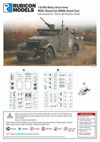 Rubicon Models 1:56 M3A1 Armoured Scout Car (Early & Late Production) - 280083