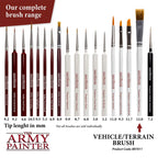 The Army Painter Wargamer Vehicle & Terrain Brush For Miniature Painting BR7011