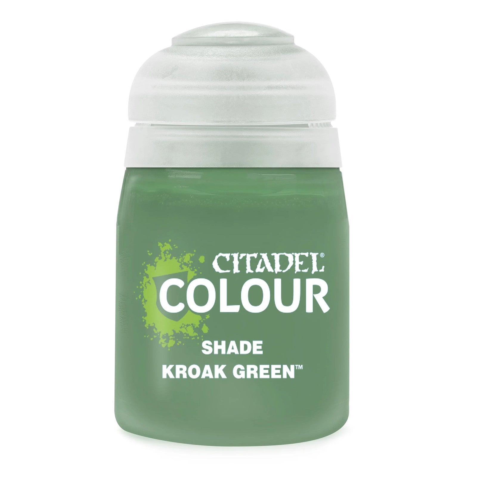 Games Workshop Citadel Colour Shade Kroak Green 18ml/0.60 fl oz Paint Pot 24-29