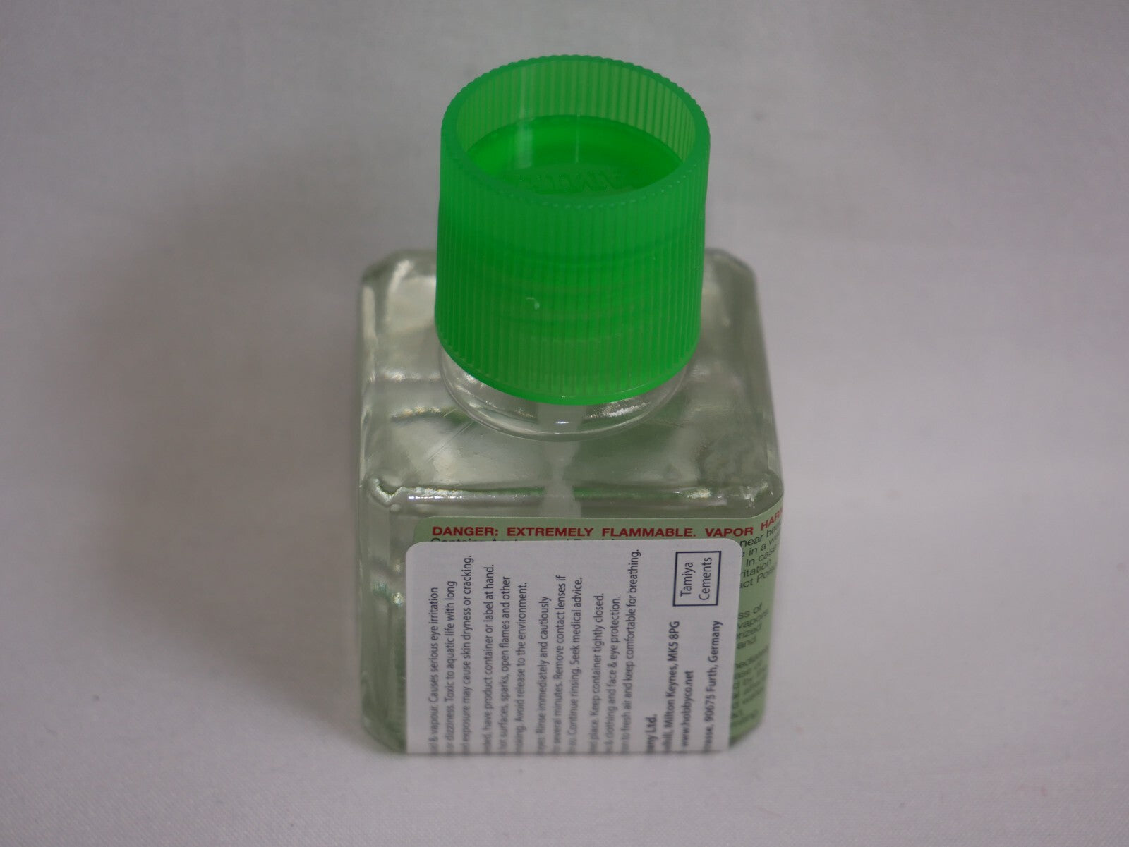 Tamiya Extra Thin Polystyrene Cement For Plastic Models 40ml Glass Jar - 87038