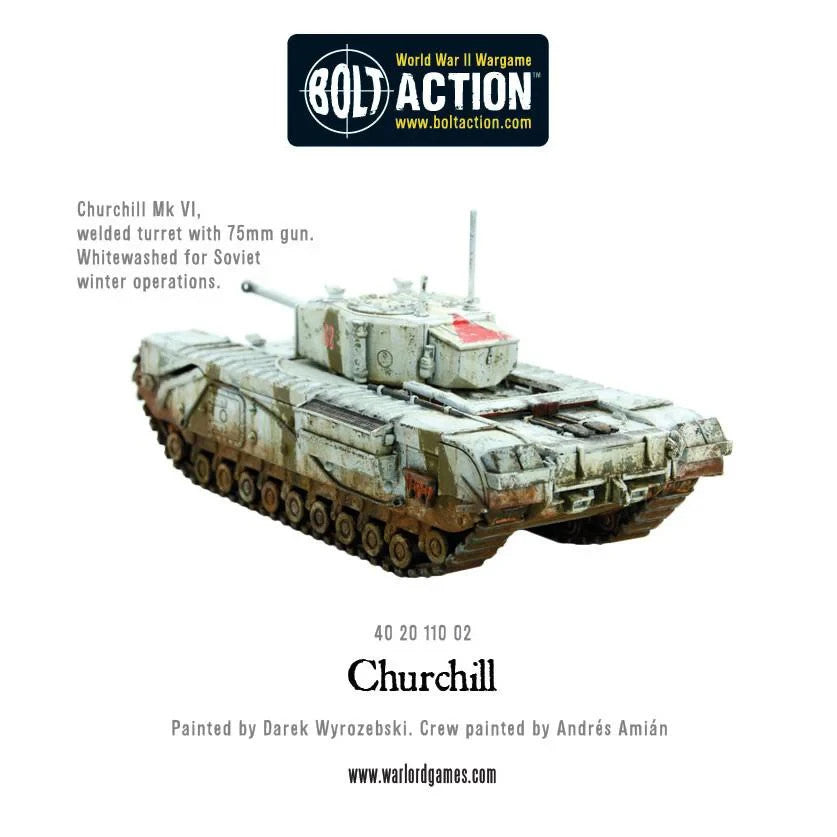 Warlord Games Bolt Action 1:56 Scale WWII Churchill Infantry Tank - (402011002)