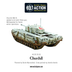 Warlord Games Bolt Action 1:56 Scale WWII Churchill Infantry Tank - (402011002)