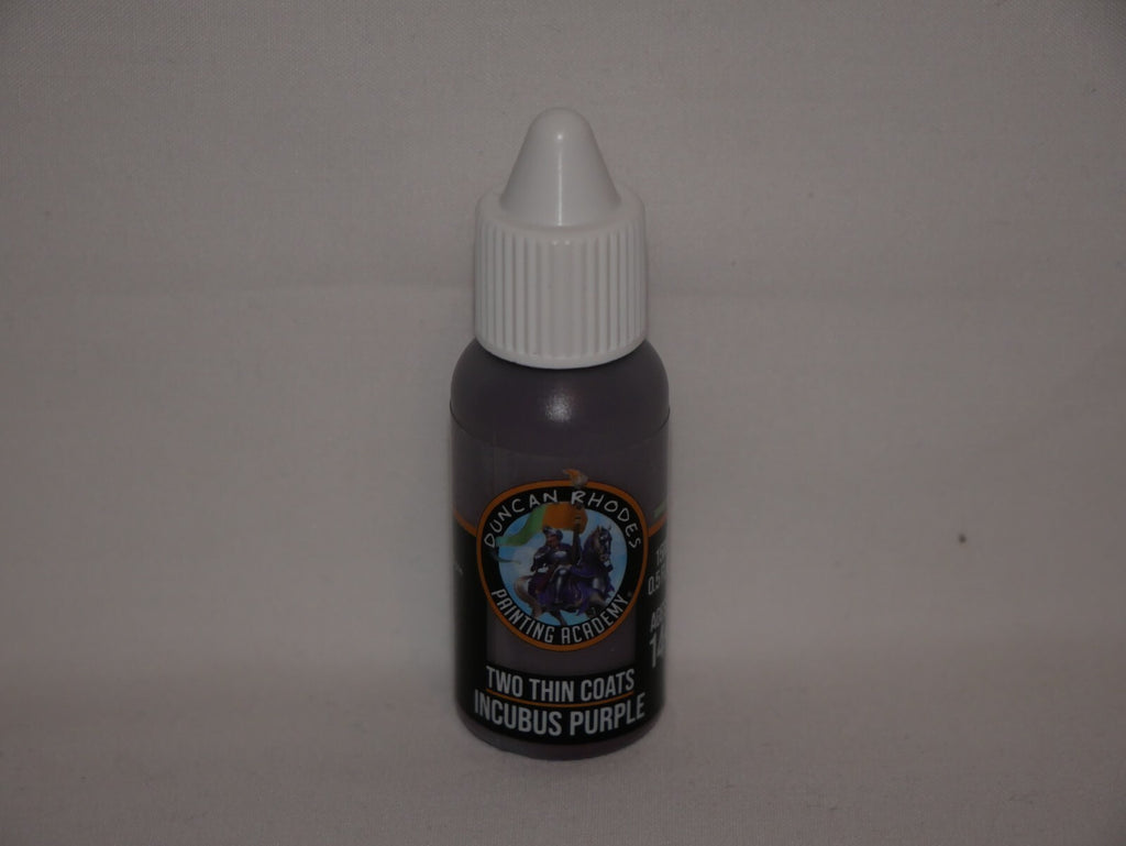 Duncan Rhodes Painting Academy Two Thin Coats Incubus Purple 15ml Bottle - 10151