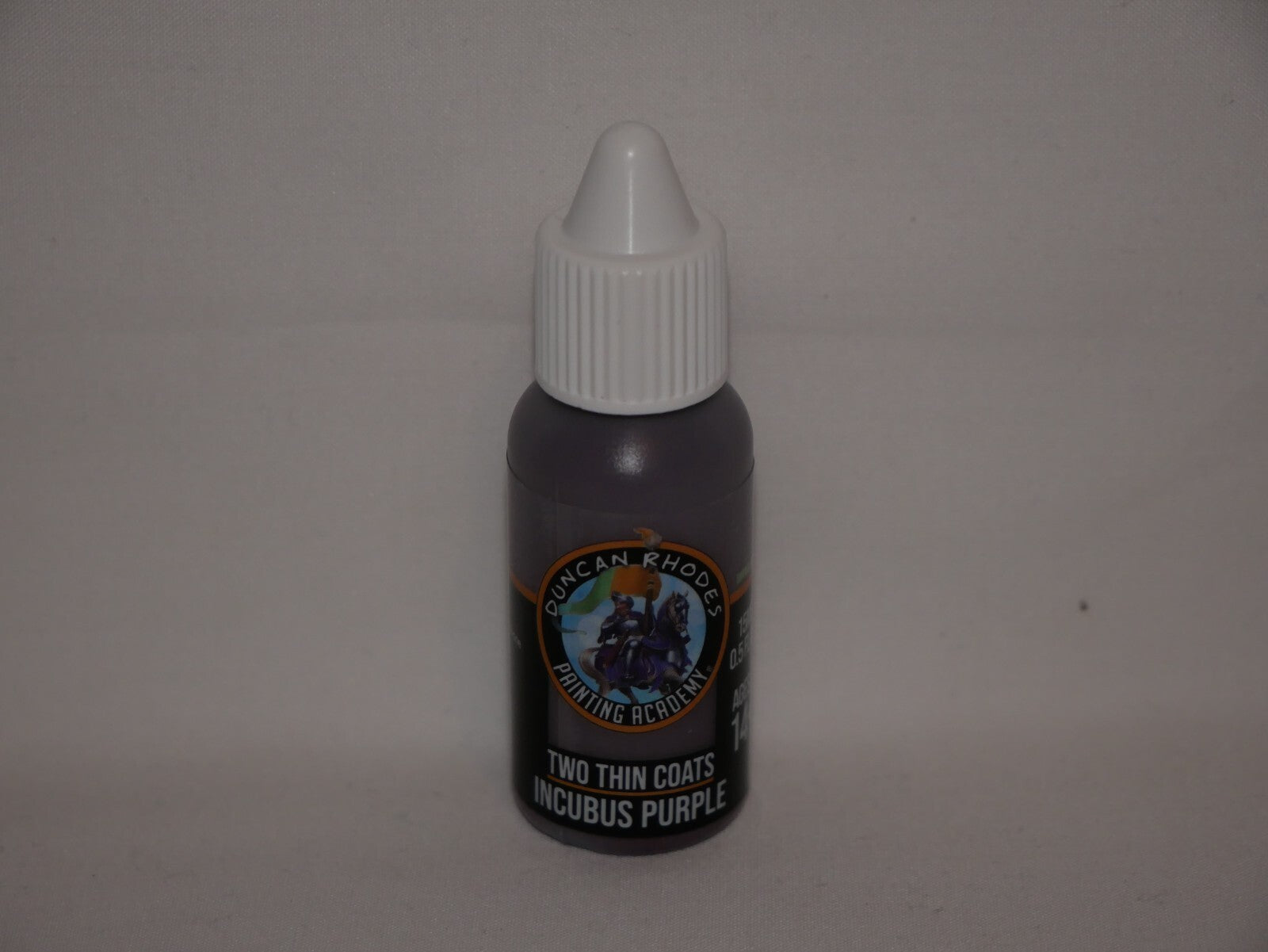 Duncan Rhodes Painting Academy Two Thin Coats Incubus Purple 15ml Bottle - 10151