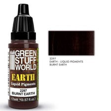 Green Stuff World Liquid Earth Pigments Paint Range Burnt Earth 17ml Bottle 2297