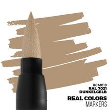 AK Interactive Real Colors Acrylic Fast Dry Markers RAL 7028 Dunkelgelb - RCM018