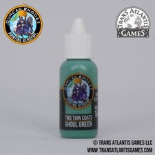 Duncan Rhodes Painting Academy 'Two Thin Coats' Ghoul Green 15ml Bottle - 10084