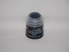 Games Workshop Citadel Colour Base Abaddon Black Acrylic 12ml Paint Pot (21-25)