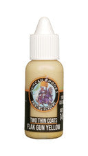 Duncan Rhodes Painting Academy Two Thin Coats Flak Gun Yellow 15ml Bottle 10128