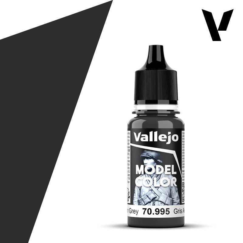 Vallejo Model Color German Grey Acrylic 18ml/0.60 fl oz Dropper Bottle - 70.995